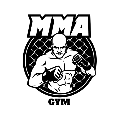 Mẫu logo câu lạc bộ Võ thuật tổng hợp MMA đẹp 2-08