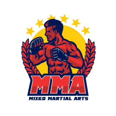 Mẫu logo câu lạc bộ Võ thuật tổng hợp MMA đẹp 2-09