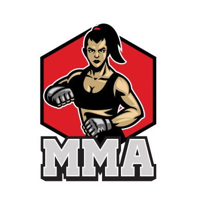 Mẫu logo câu lạc bộ Võ thuật tổng hợp MMA đẹp 2-10