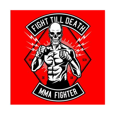 Mẫu logo câu lạc bộ Võ thuật tổng hợp MMA đẹp 2-11
