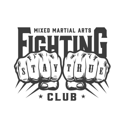Mẫu logo câu lạc bộ Võ thuật tổng hợp MMA đẹp 2-17