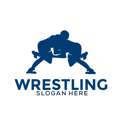 Mẫu logo câu lạc bộ đấu vật Wrestling đẹp 1-03