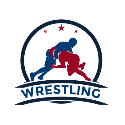Mẫu logo câu lạc bộ đấu vật Wrestling đẹp 1-04