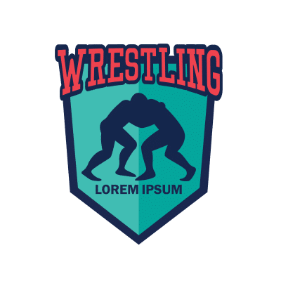 Mẫu logo câu lạc bộ đấu vật Wrestling đẹp 1-13