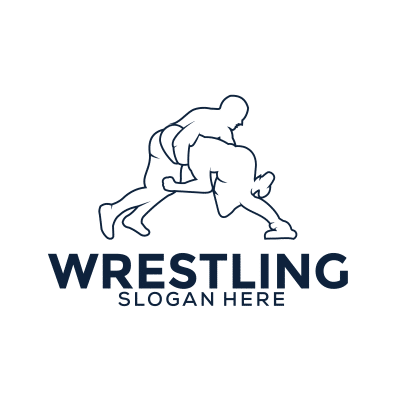Mẫu logo câu lạc bộ đấu vật Wrestling đẹp 1-22