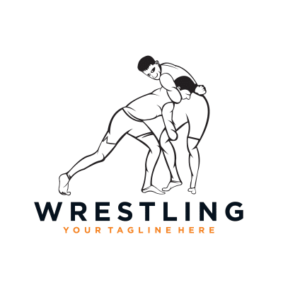 Mẫu logo câu lạc bộ đấu vật Wrestling đẹp 1-27