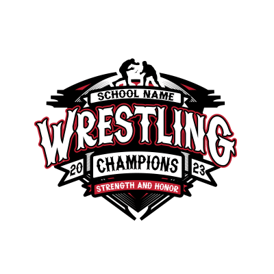 Mẫu logo câu lạc bộ đấu vật Wrestling đẹp 1-38