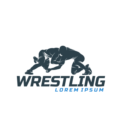 Mẫu logo câu lạc bộ đấu vật Wrestling đẹp 2-03