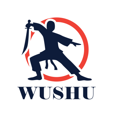 Mẫu logo câu lạc bộ võ thuật Wushu đẹp 1-05